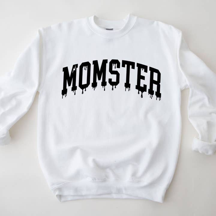 Momster Fleece Crewneck, graziosa camicia per Halloween per la vendita all'ingrosso da parte di Milk Club Boutique