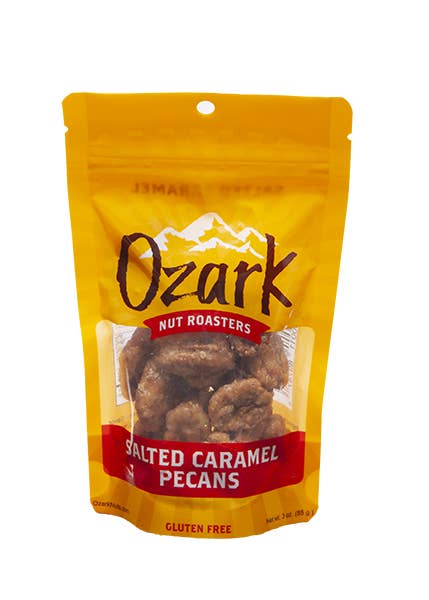 Ozark Nut Roasters - Wholesale Nuts - Gold - Salted Caramel Pecans