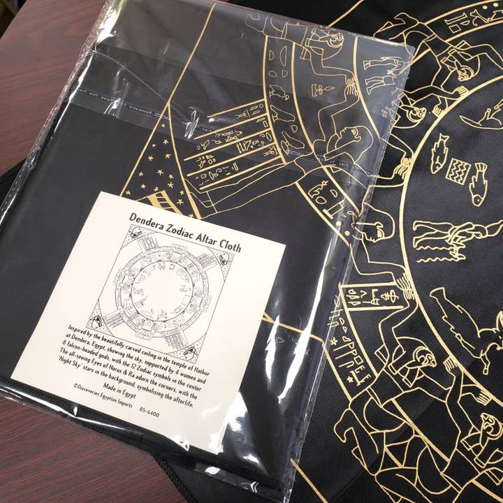 Discoveries, Inc. - Wholesale Tablecloth - Egyptian Dendera Zodiac Altar Cloth/Scarf4
