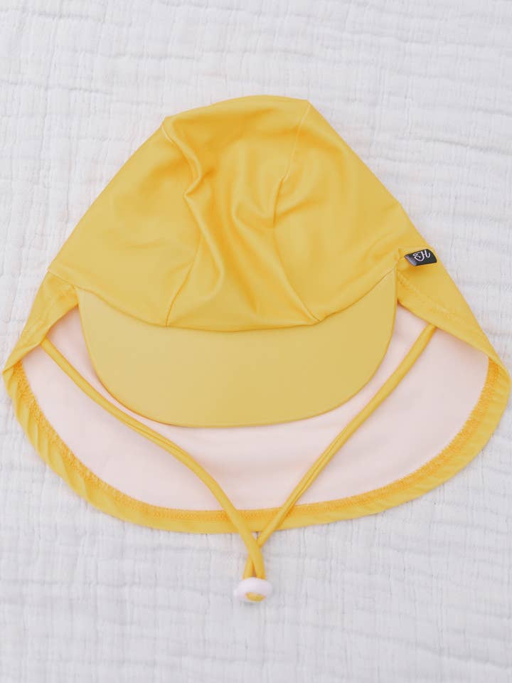 Stretch Sunhat - Yellow for wholesale by Honeysuckle Swim Company