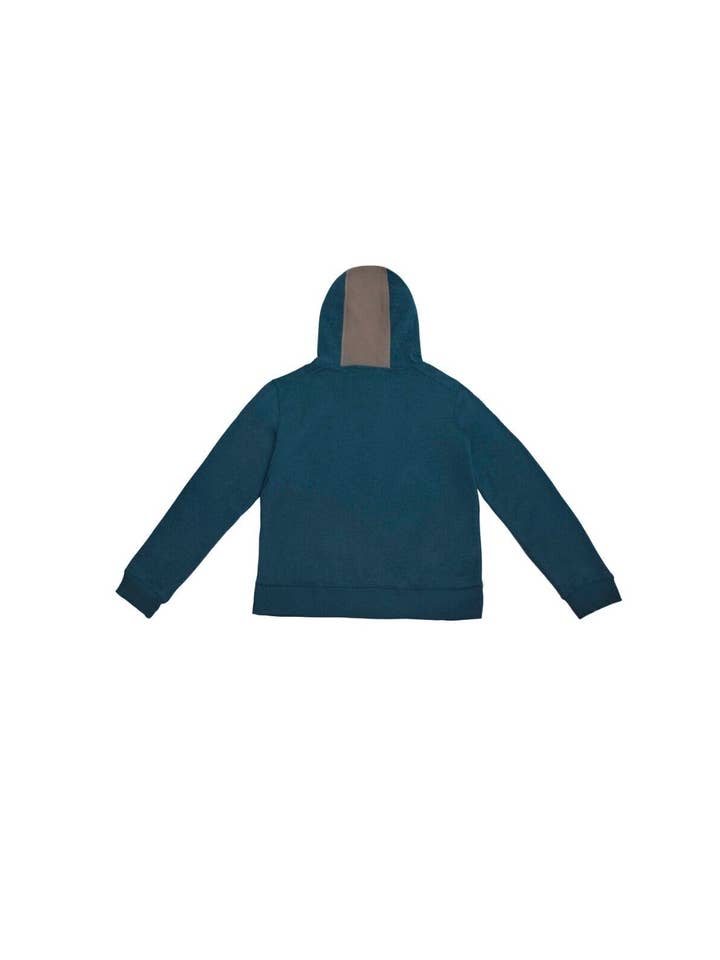 Mens Full Zip Up Hoodies Long Sleeve Sweatshirt - Navy Marl for wholesale on Faire1