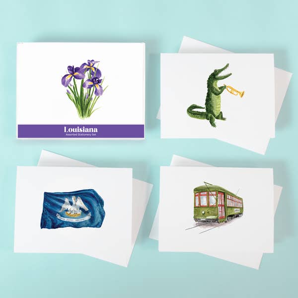 Set di cancelleria assortito Louisiana per la vendita all'ingrosso da parte di Taylor Paladino
