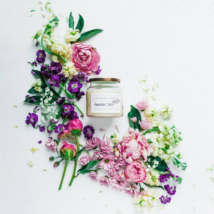 Hawaiian Coast Sojakerze für den Großhandel von Palms, Psalms, & Prosecco