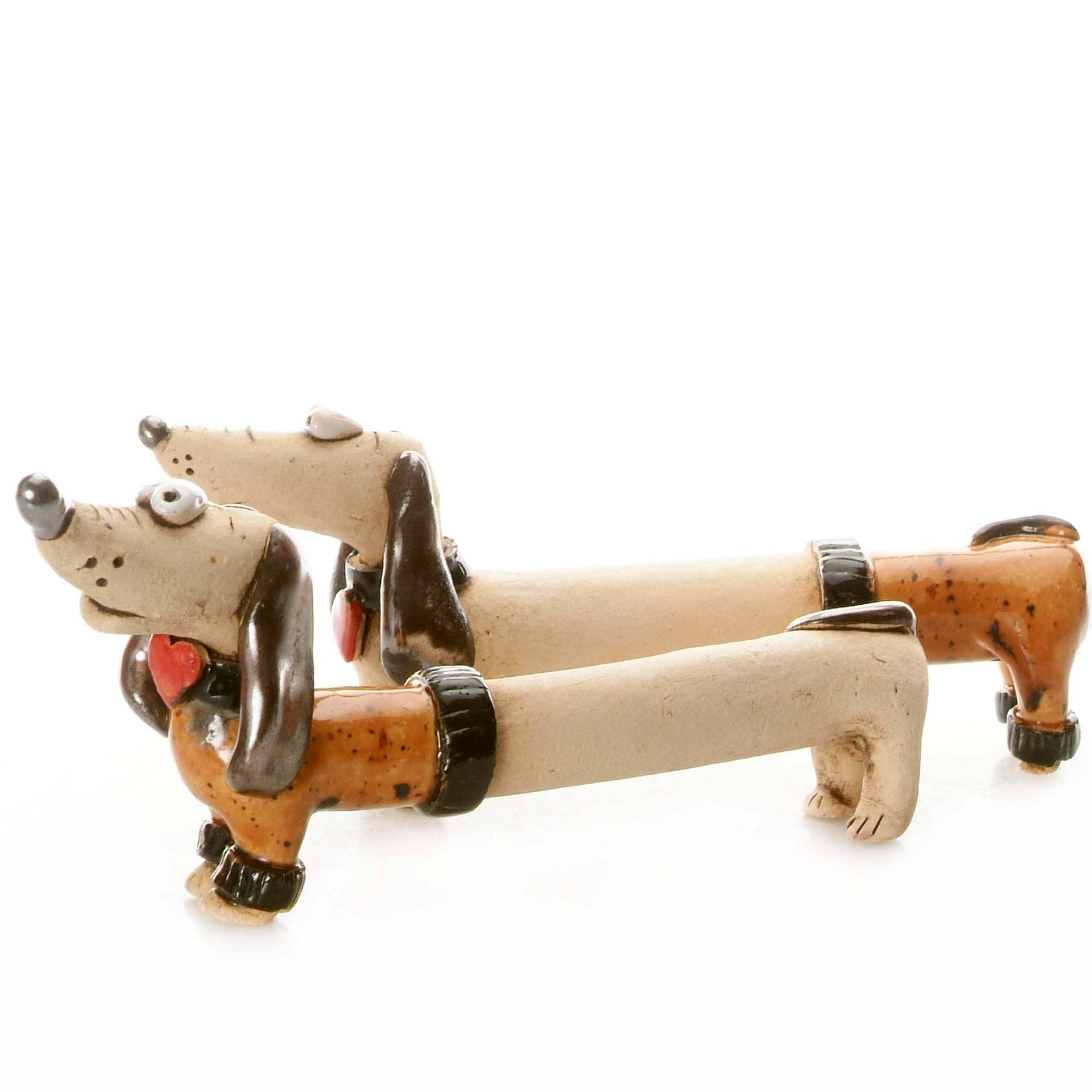 Enigma Supplies - Wholesale Decorative Figurine - Mr & Mrs Dash Dachshunds Ceramic Figurine | Various Colours12