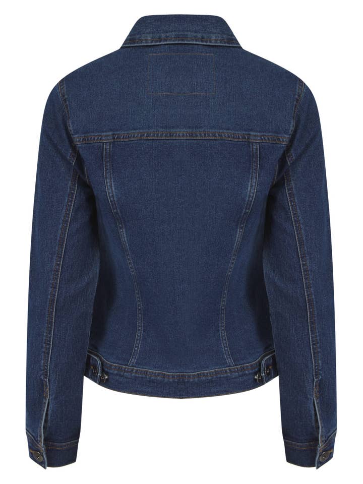 Kurt Muller – wholesale Denim jacket – Women's – Kurt Muller Mid Denim Cotton Stretch Jacket6