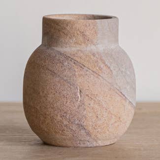 Sandstone Vase for wholesale by Luxe B Co