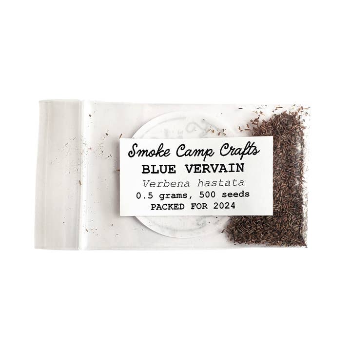 Smoke Camp Crafts - Wholesale Plant Seeds - Blue Vervain (Verbena hastata) - 0.1 grams, 100 seeds