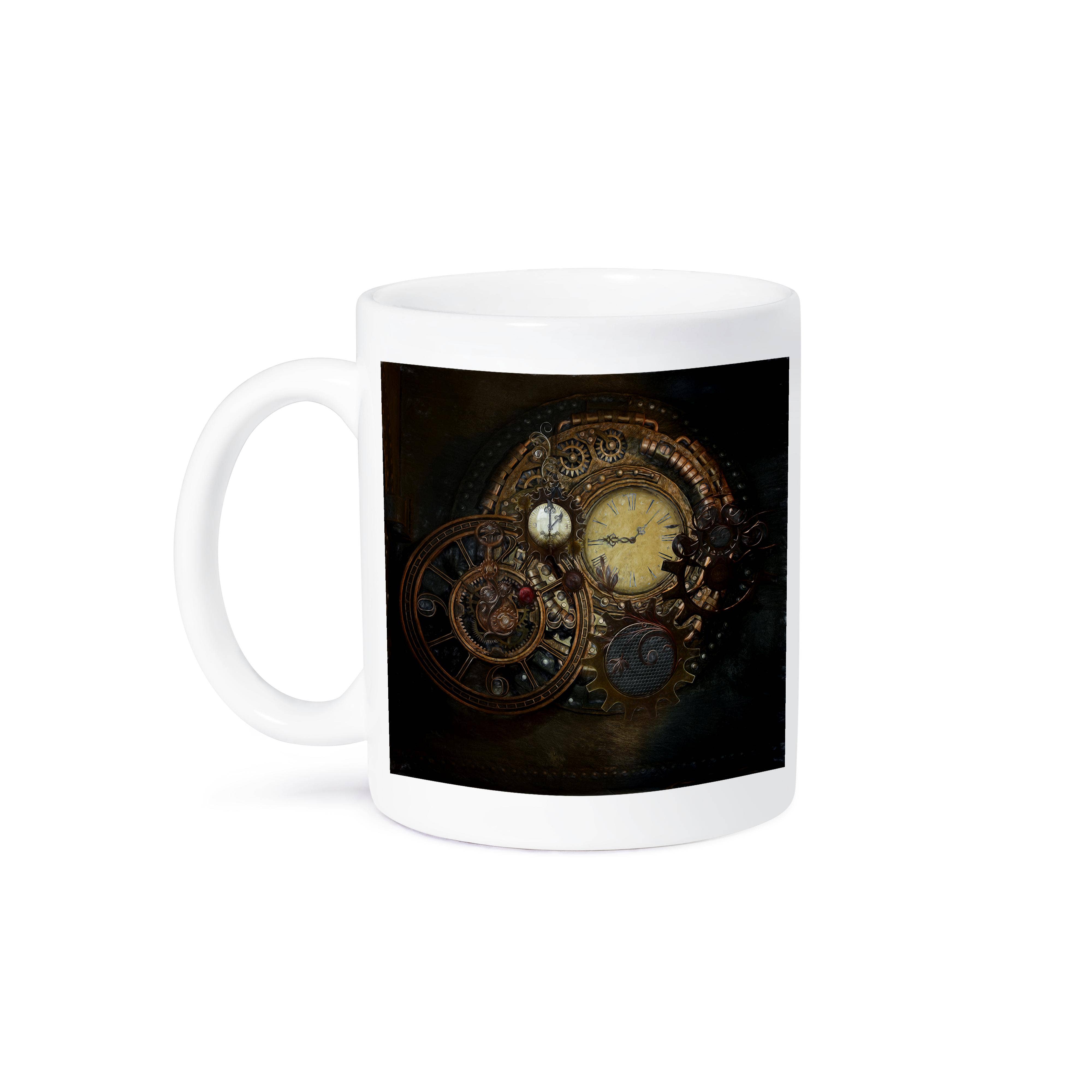 3dRose - Wholesale Coffee Mug - 3dRose, Steampunk clocks has the look of the old futuristic, Mug8
