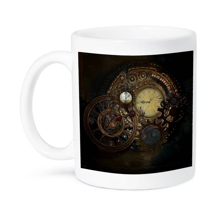 3dRose - Wholesale Coffee Mug - 3dRose, Steampunk clocks has the look of the old futuristic, Mug8