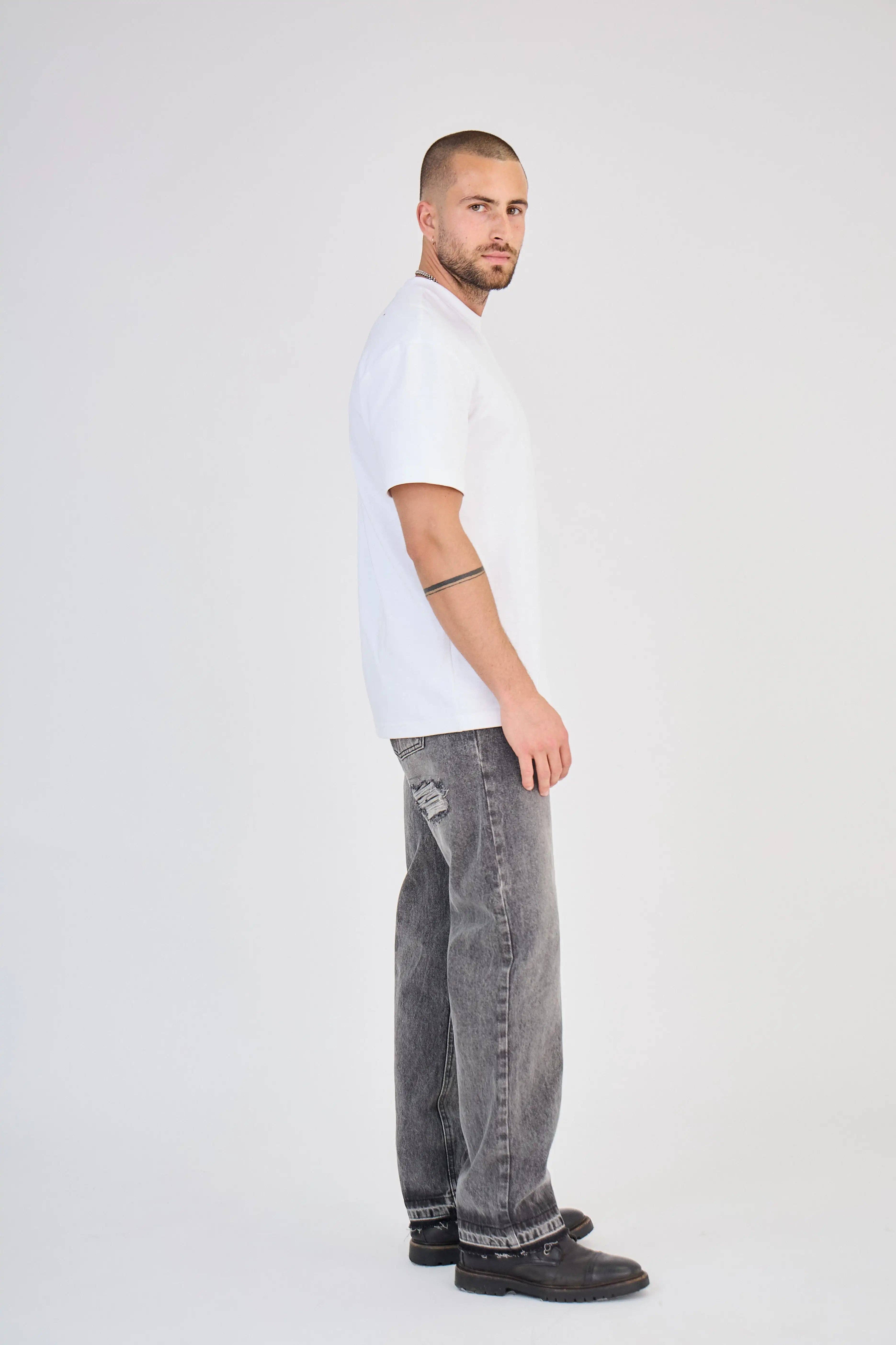 TOP MONDAY - Vente Jean – homme - Jean Gris Décoloré6