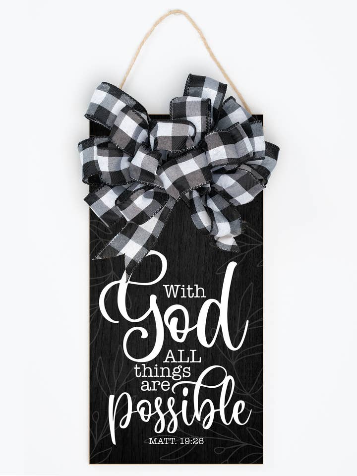 Con Dios Todas las Cosas - Bendiciones Colgantes para venta al por mayor de Dexsa