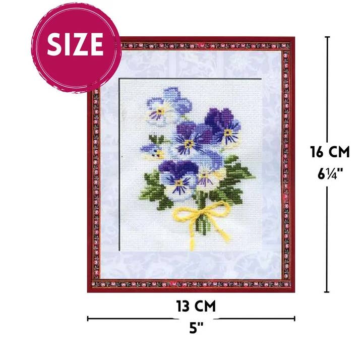 RIOLIS - Wholesale Embroidery/Cross Stitch Supplies - Cross Stitch Kit From Riolis 792 Violas1