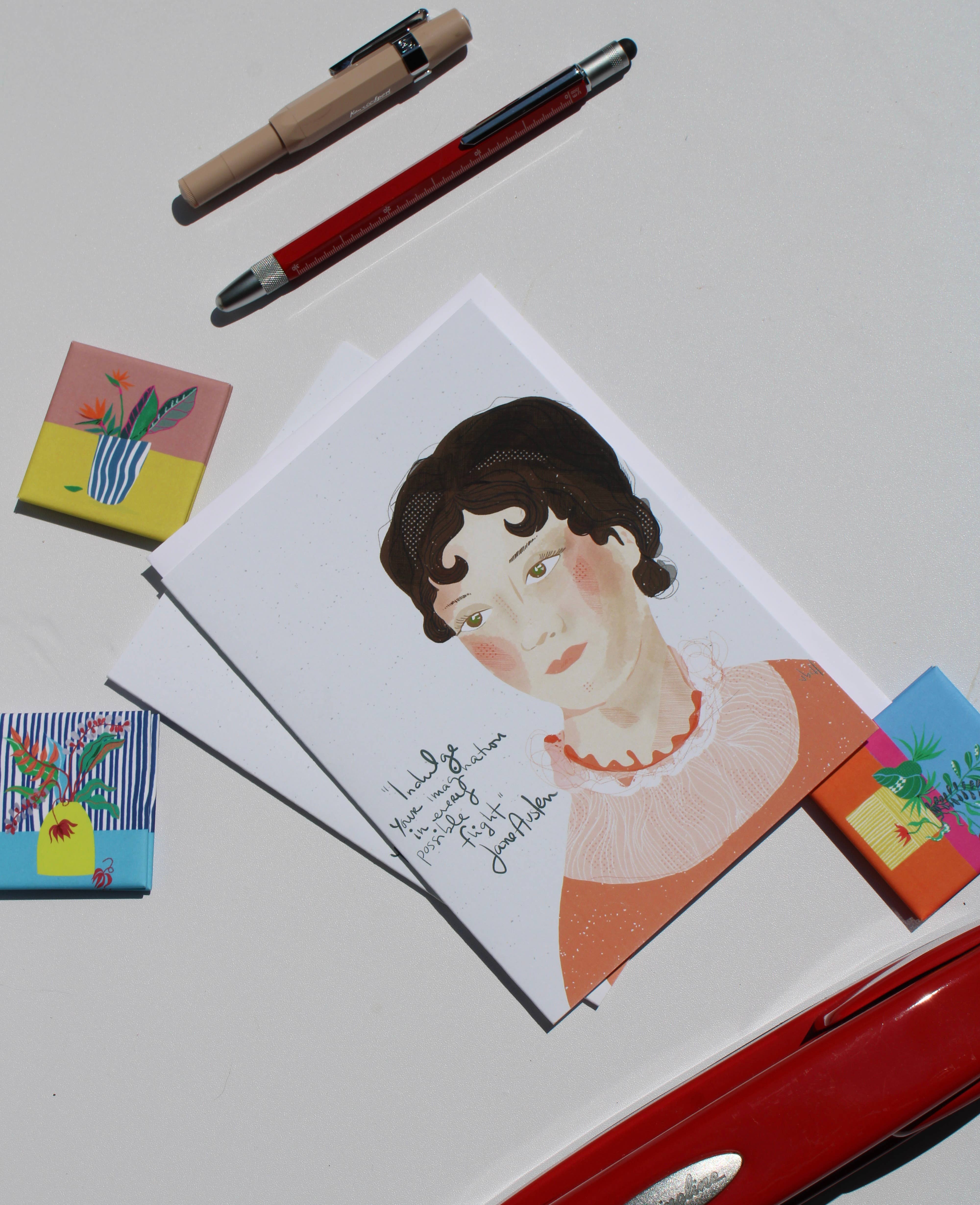 Violet Red Studio - Wholesale Everyday Greeting Card - Jane Austen  2