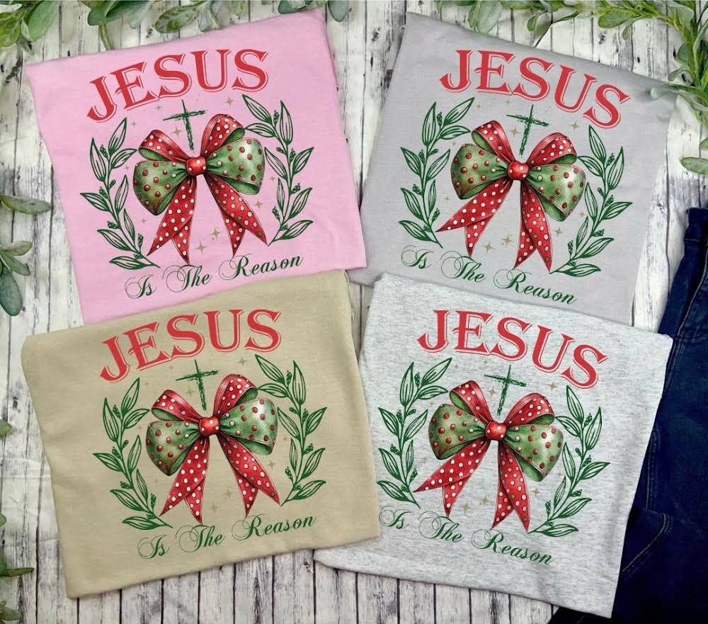 Citrine Daisy - Wholesale Screen Printed T-Shirt - Women's - Jesus is the reason (T-Shirt)1