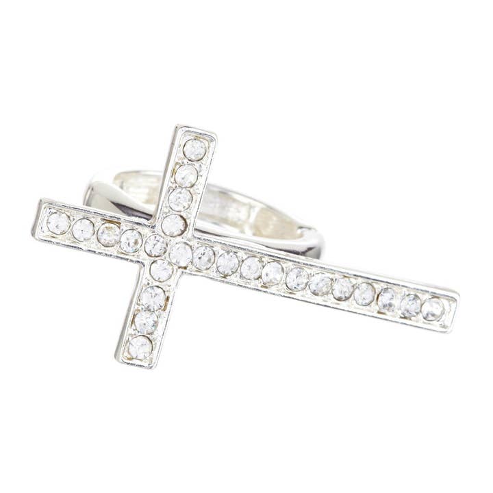 Horizontal Cross Ring for wholesale by Olivia Welles