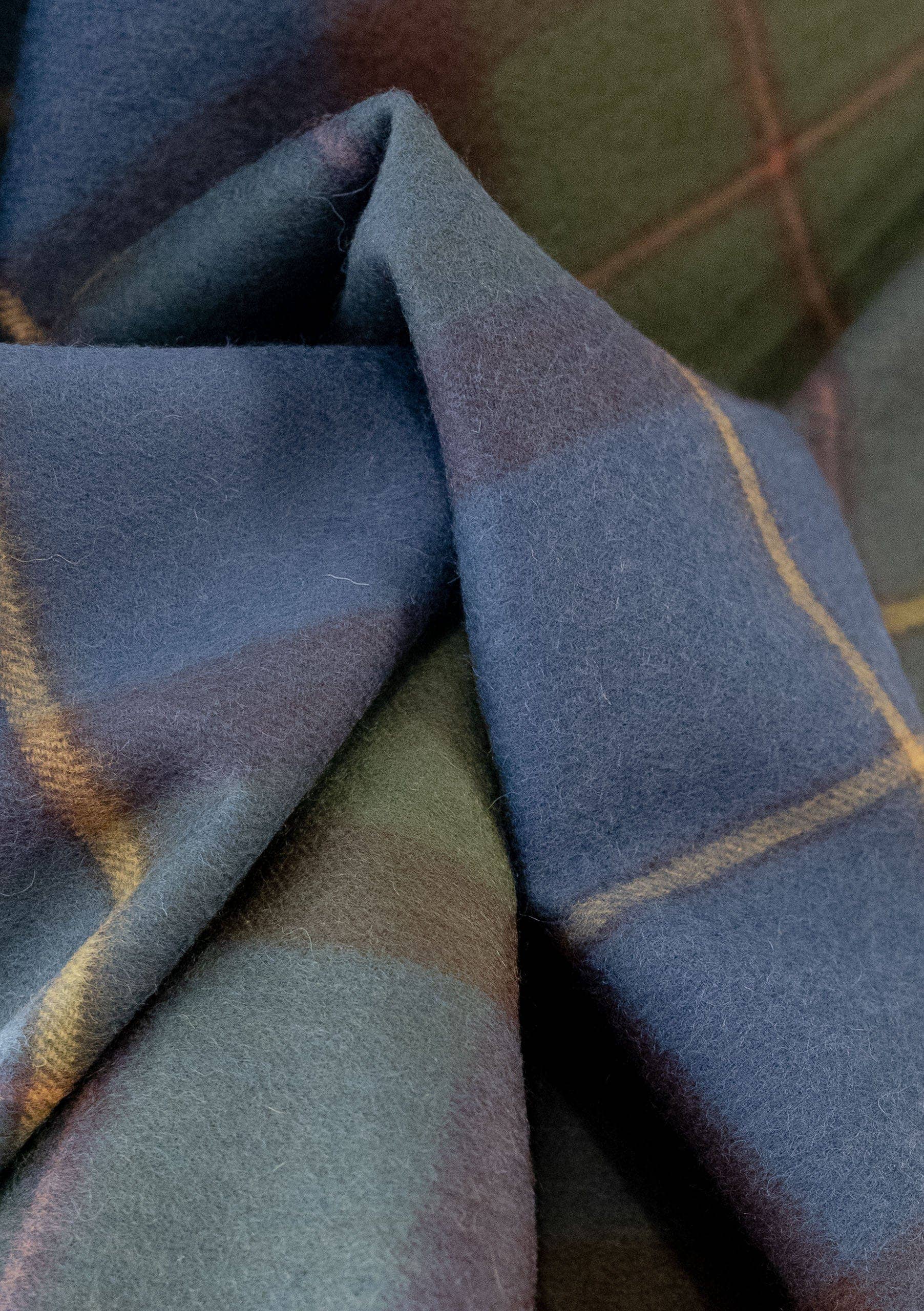 TBCo - Wholesale Scarf - Unisex - Lambswool Oversized Scarf in Macleod of Harris Antique Tartan2
