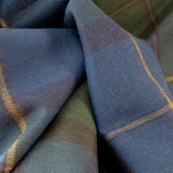 TBCo - Wholesale Scarf - Unisex - Lambswool Oversized Scarf in Macleod of Harris Antique Tartan2