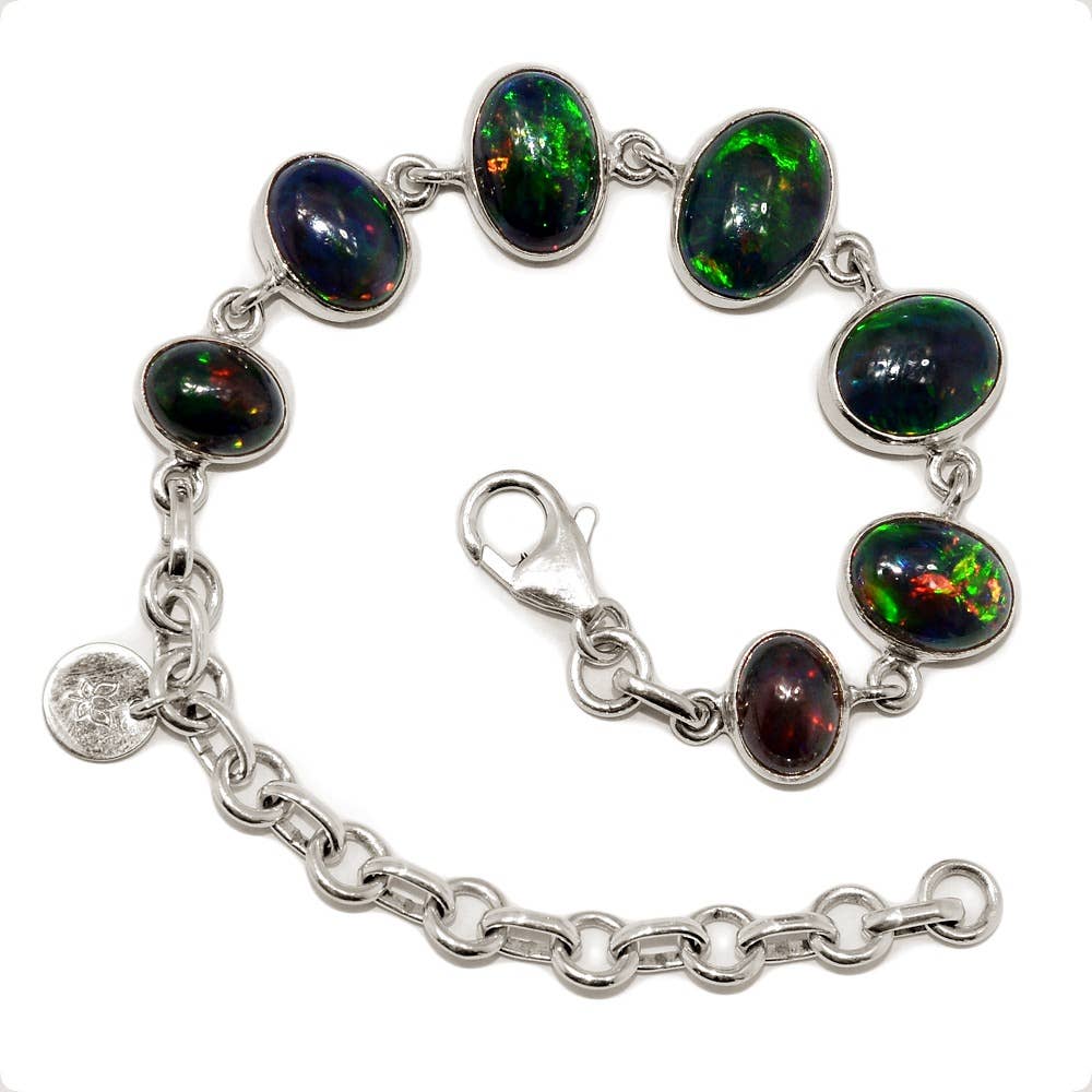 Esprit Creations - Wholesale Bangle Bracelet - Black Opal Smoky Bracelet0