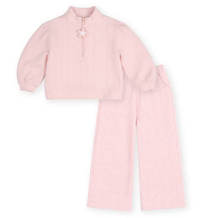 Cable Knit Half Zip Set for wholesale by Florence Eiseman