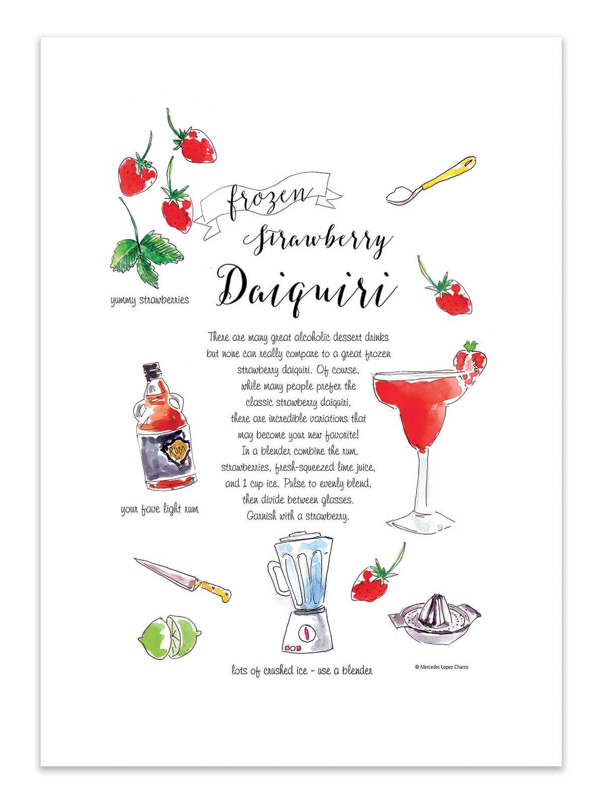 Wall Editions - Wholesale Poster - Art-Poster - Daiquiri - Mercedes Lopez Charro0