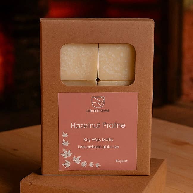 Hazelnut Praline Wax Melts - 6 Pack for wholesale by Unburnt Home Fragrance