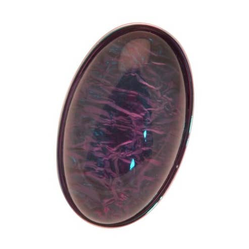 Purple Adjustable Resin Statement Ring for wholesale by Miss Milly Limited