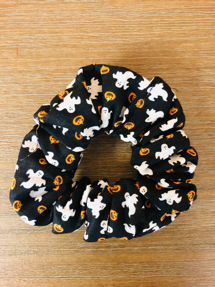Mostly Ghostly Scrunchie for wholesale by Lavender and Thieves Co.