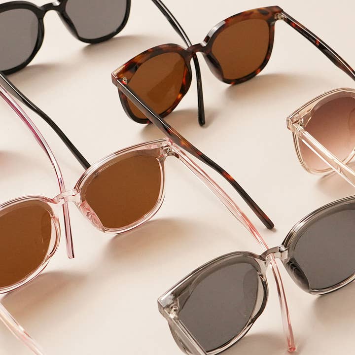 ASSORTED COLOR Oversized Butterfly Gradient Sunglasses for wholesale on Faire