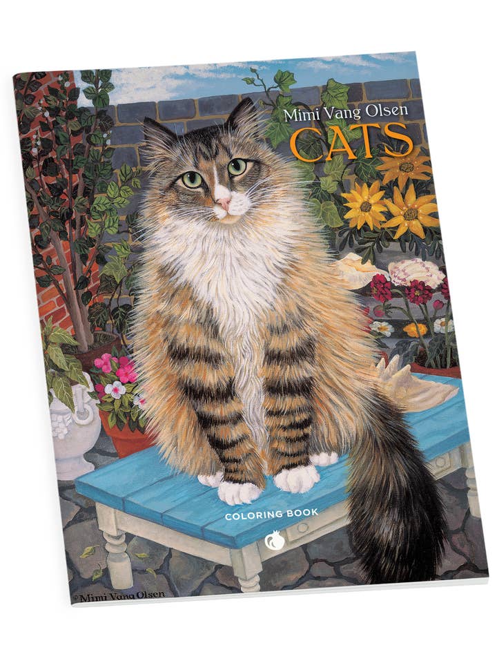 Mimi Vang Olsen: Libro para colorear de gatos para venta al por mayor de Pomegranate