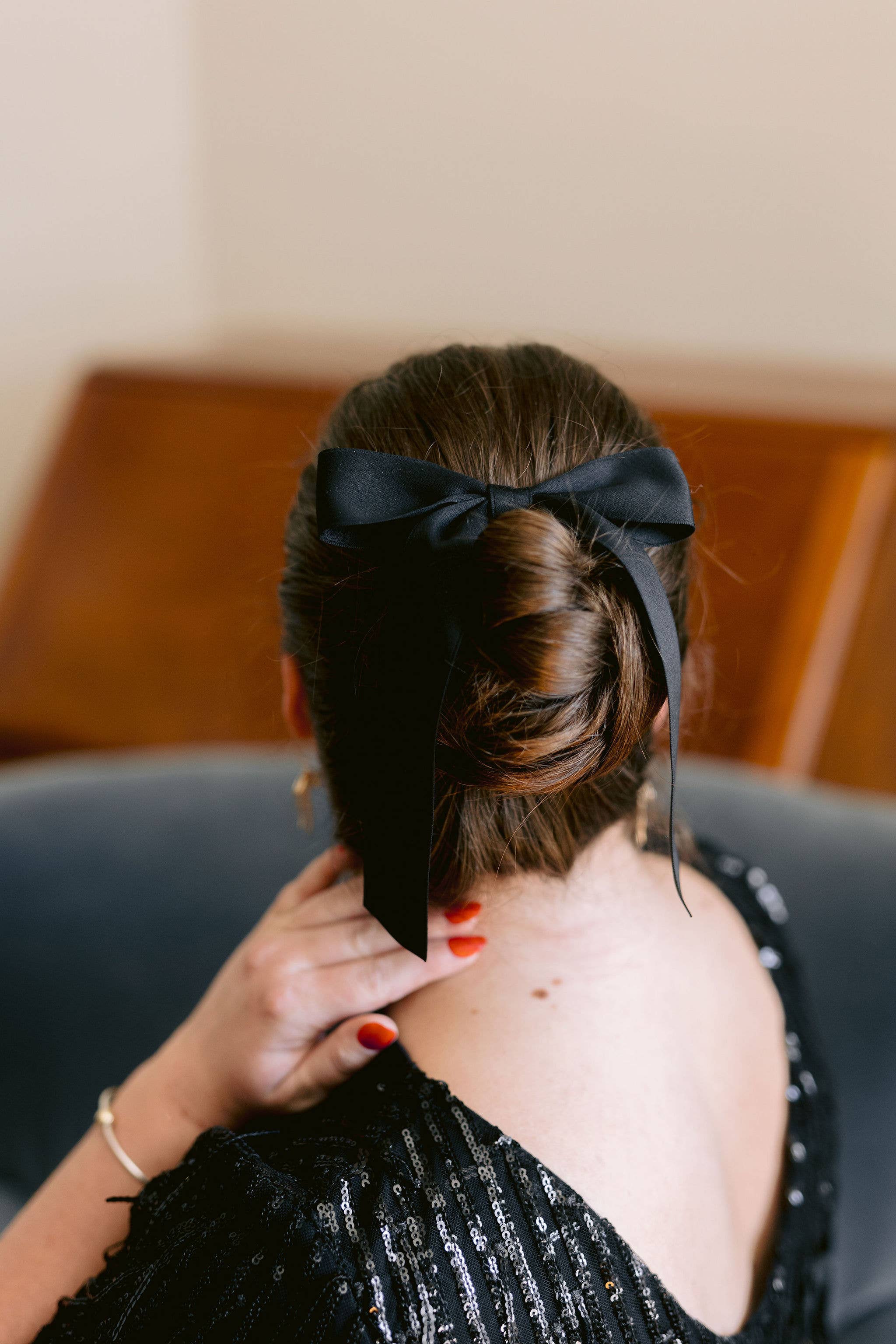 Grace & Grandeur - Wholesale Hair Bow - Women's - Medium Matte Satin Hair Bow Barrette | Florence Bow17