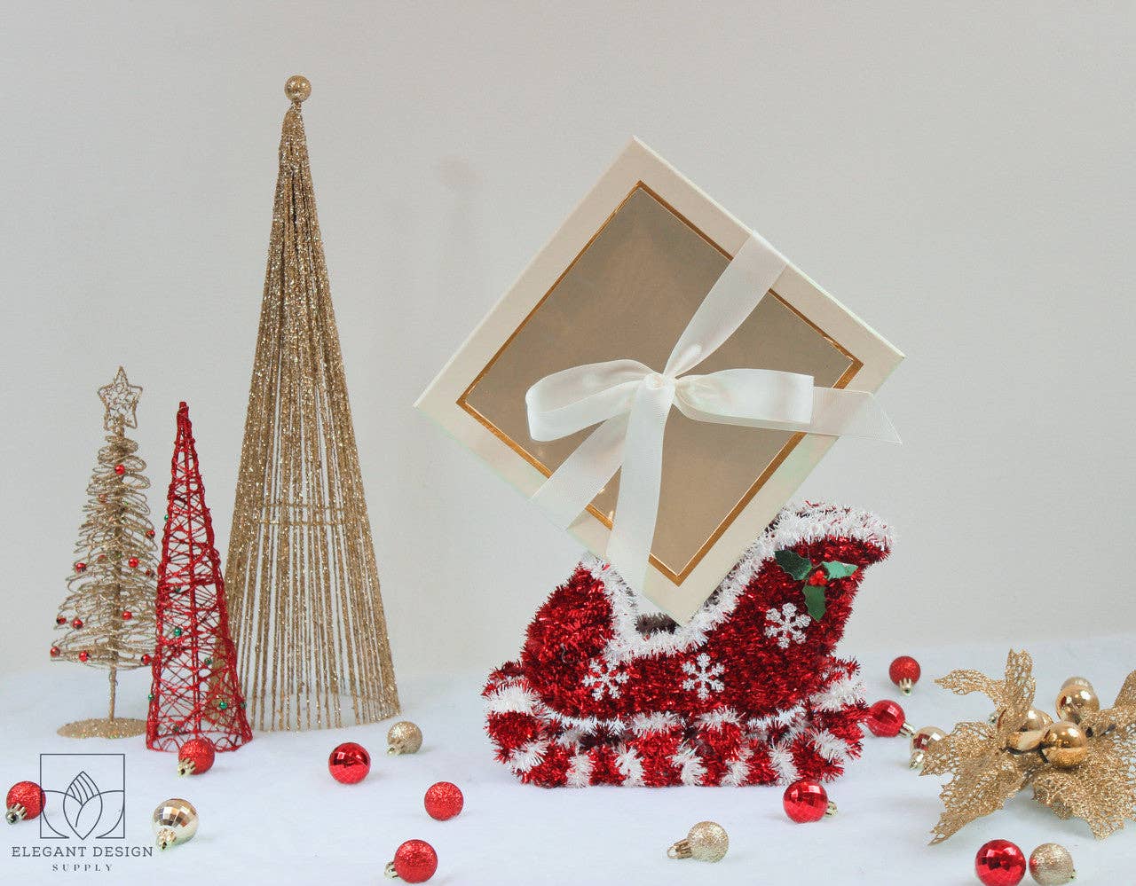 Elegant Design Supply – Caixa de presente por atacado – Caixa de Presente Quadrada com Tampa Transparente e Fita - Várias Cores - Para Arranjos de Flores/ Presentes / Morangos com Chocolate de Luxo11