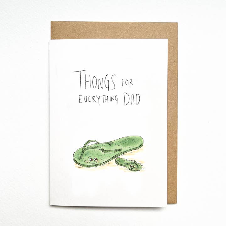 Thongs for Everything Dad for wholesale by Well Drawn