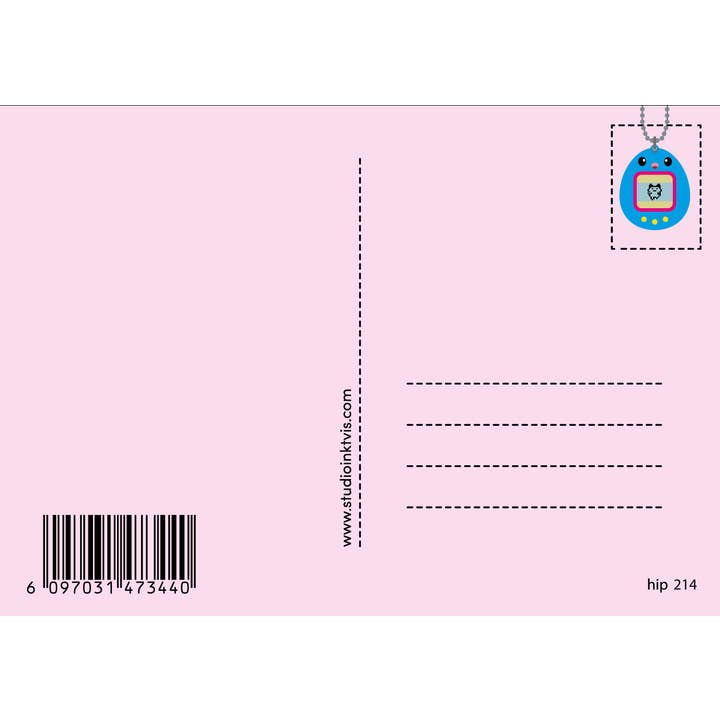 Studio Inktvis - Wholesale Birthday Card - 80s and 90s retro funny birthday card