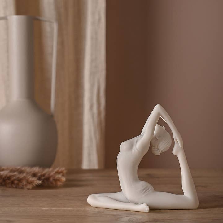 Serenity Yoga Pose White Figurine - Mermaid and other Purchase Wholesale mermaid figurines. Free Returns & Net 60 Terms on Faire trending on Faire.