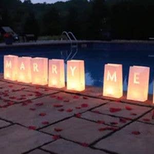 Bliss Imprints & Gifts – wholesale Lantern – Proposal Luminary Bags Will You Marry Me3