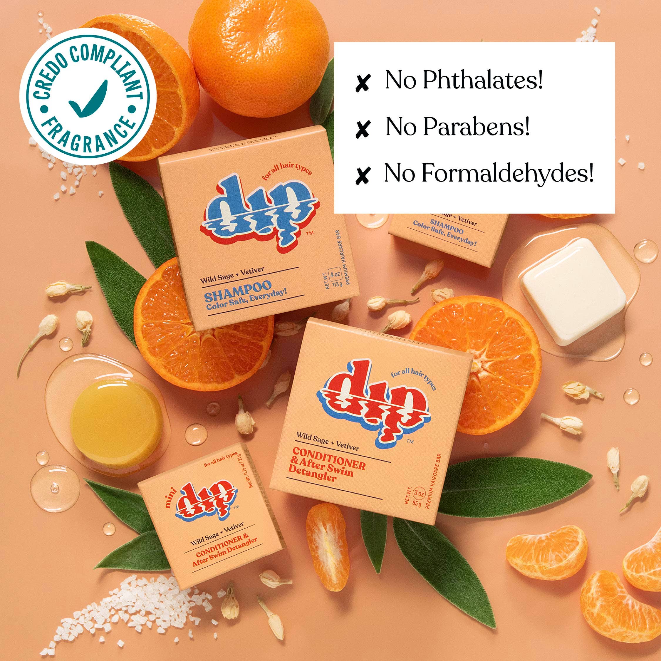 Dip - Wholesale Hair Conditioner - Mini Dip Conditioner & After Swim Detangler - Wild Sage & Vetiver3