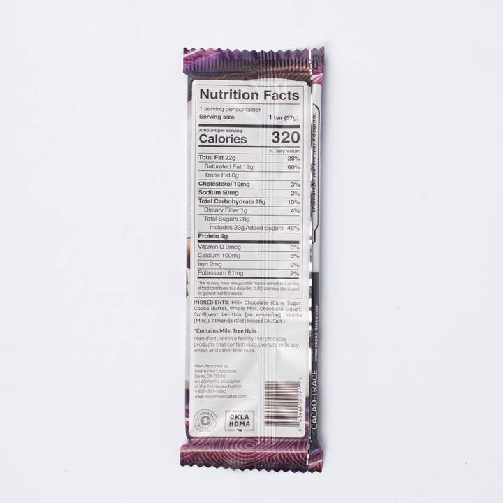 Bedré Fine Chocolate - Wholesale Chocolate Covered Sweets - Milk Chocolate Almond Bar1