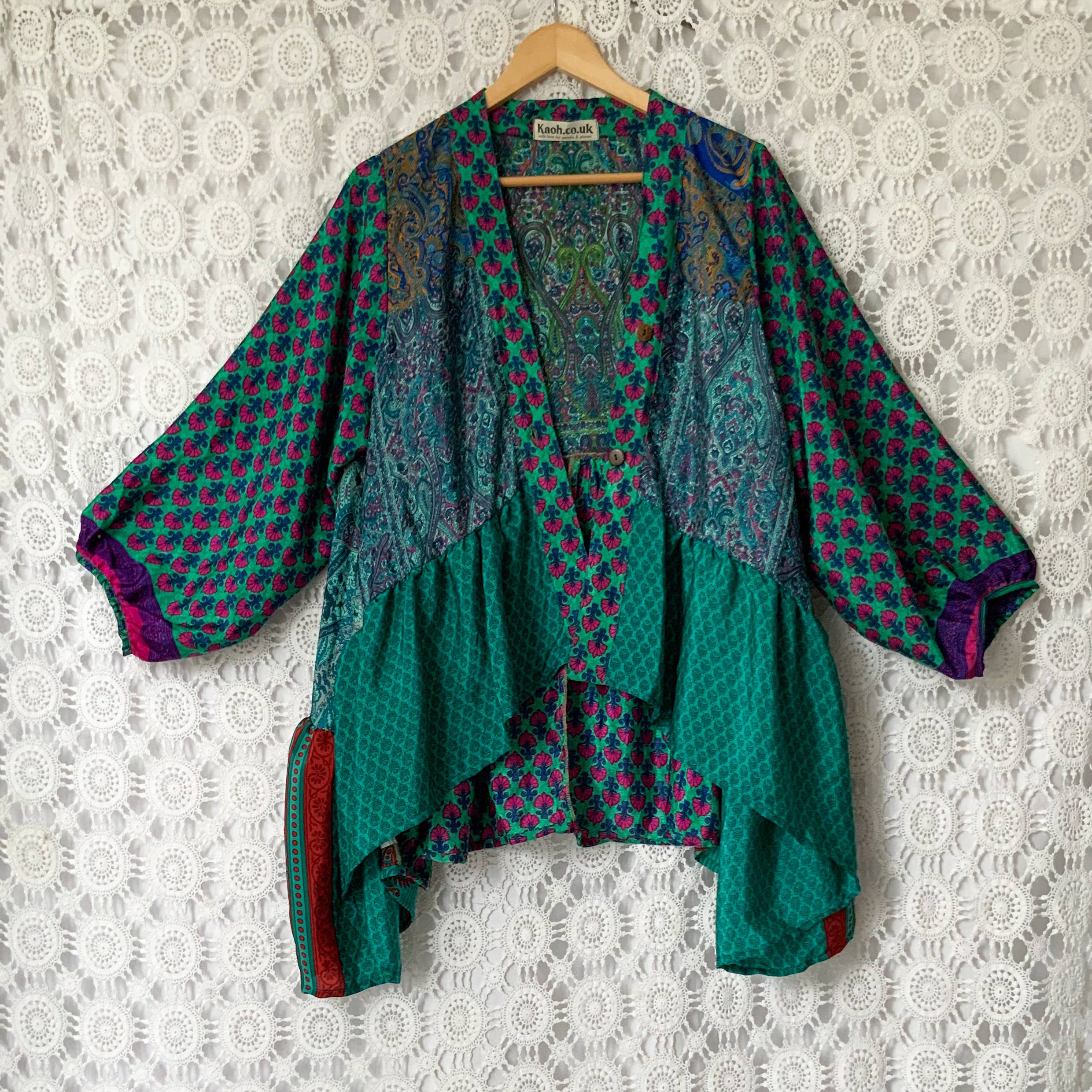 Kaohinani – wholesale Buttoned-down shirt – Women's – Sari Smock Shirt10