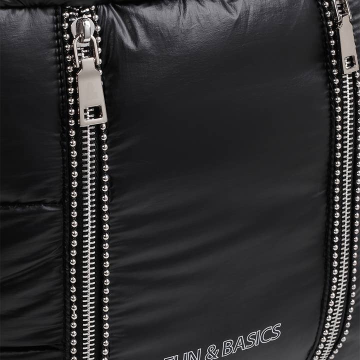 FUN & BASICS - Venta al por mayor Bolso con asas - Mujer - Bolso tote para mujer fun&basics HENDRIX de nylon negro