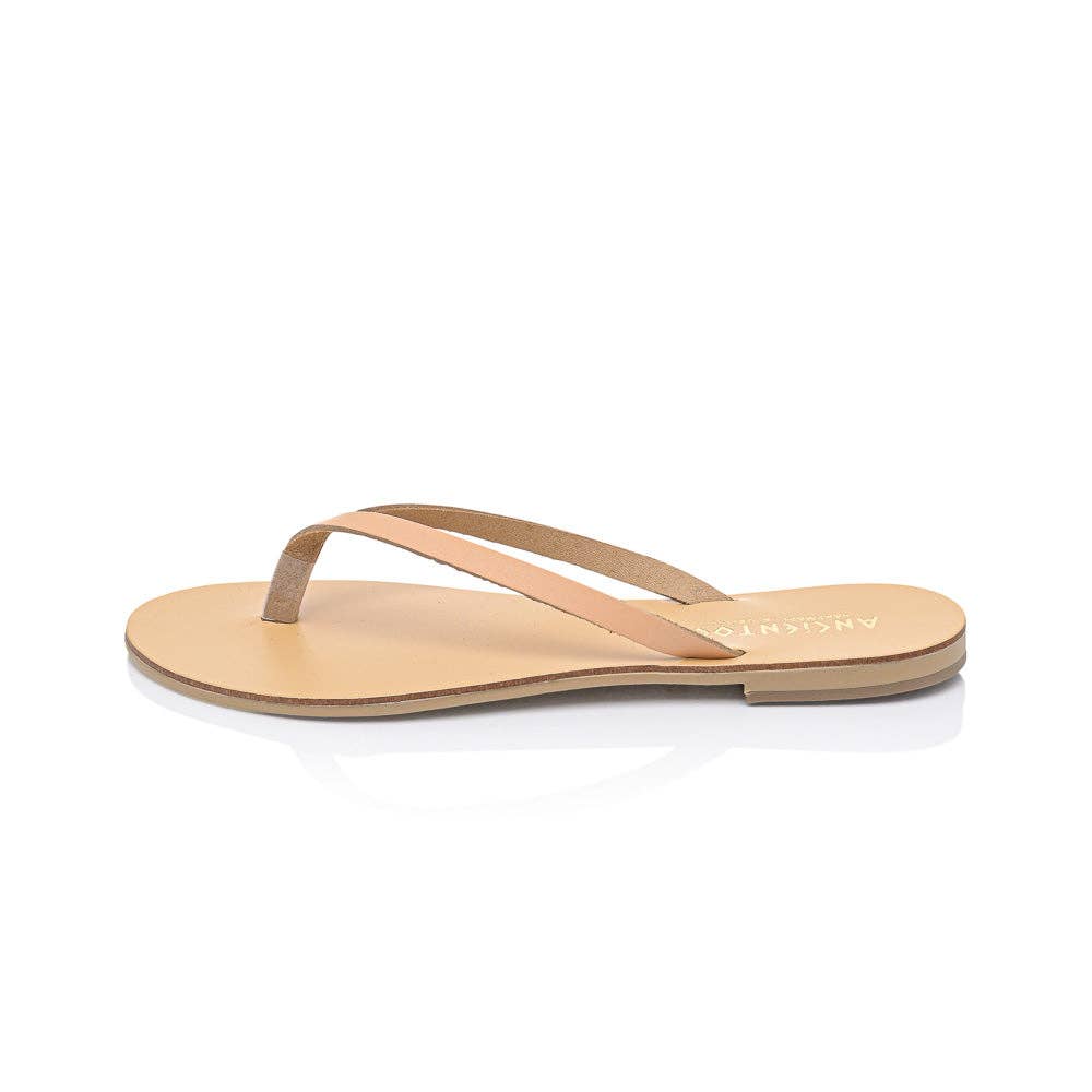 Ancientoo – wholesale Sandaler - Dam – Achelois handgjorda läder Flip Flop Sandal för kvinnor0
