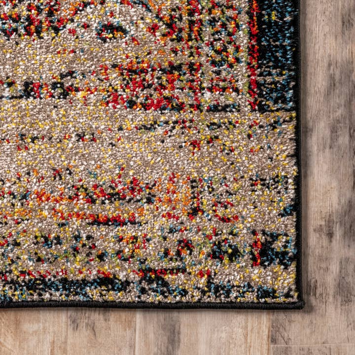 Multi Indoor/Outdoor Transitional Floral Jane Area Rug for wholesale on Faire3