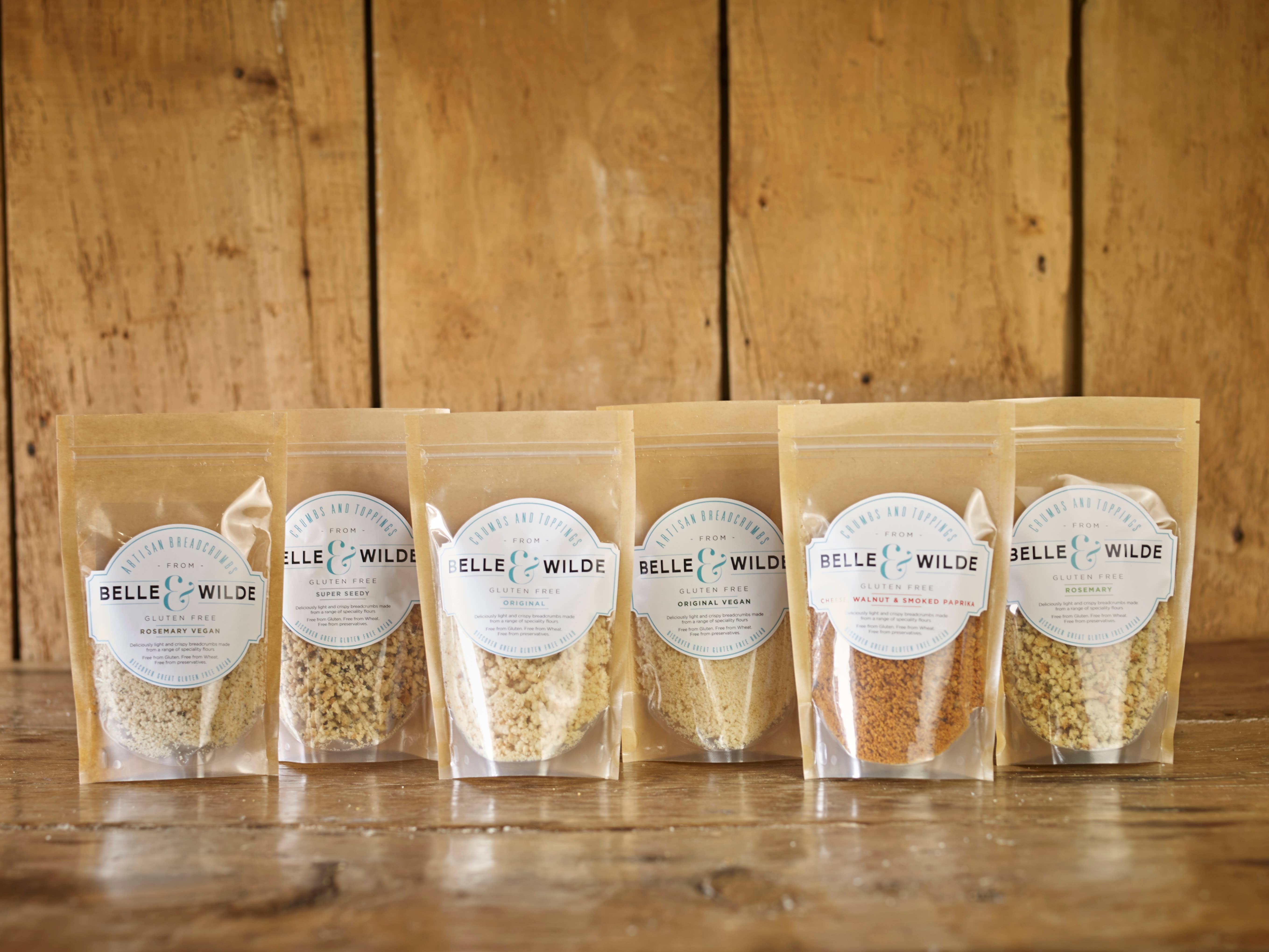 Belle & Wilde – wholesale Bread mix – Gluten Free Cheese, Walnut & Smoked Paprika Breadcrumbs3