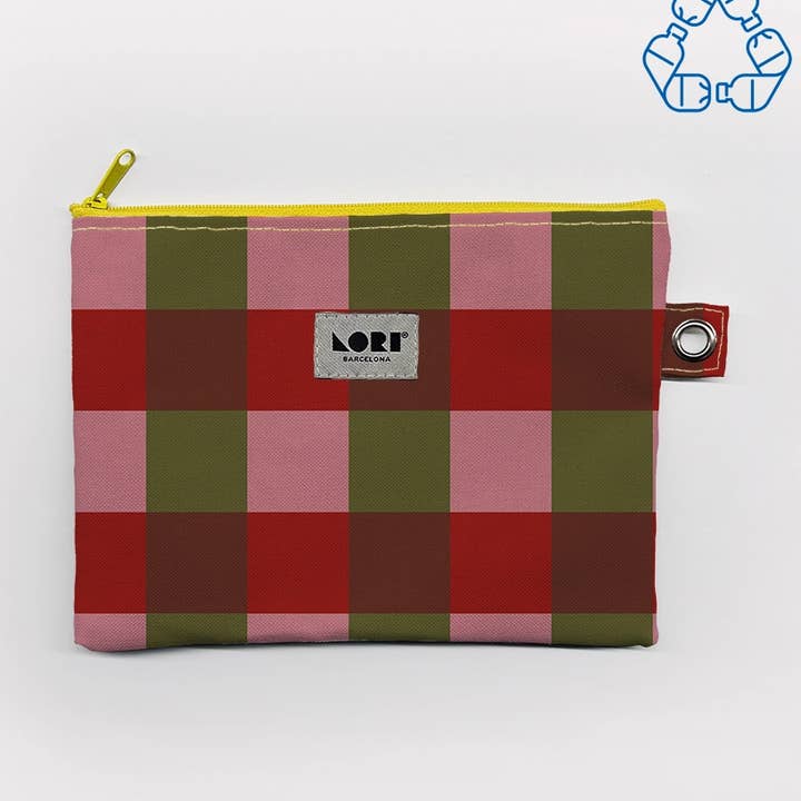 Vielseitige Geldbörse – Vichy im Gingham-Stil für den Großhandel von Lori Barcelona