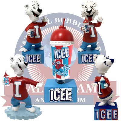 Figurines Bobblehead ICEE pour la vente par National Bobblehead Hall of Fame and Museum