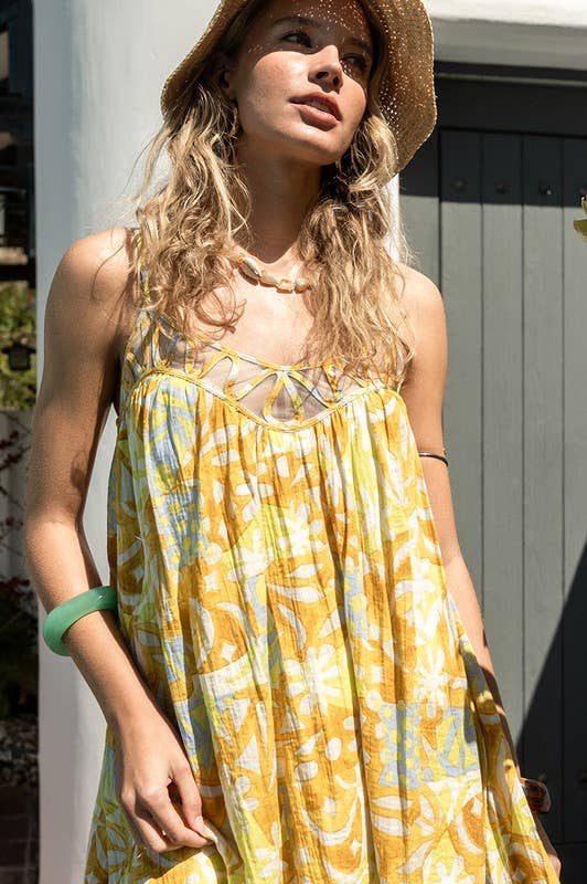 Multi Printed Mini Dress for wholesale on Faire6