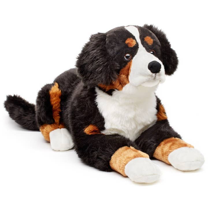 Uni Toys - Wholesale Stuffed/Plush Toy - Kids & Baby - Bernese mountain dog, lying down - cuddly/plush toy