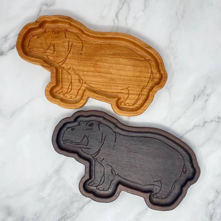 Hippo Tray for wholesale by Wilkerson Handmade