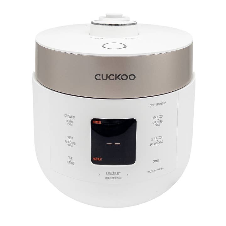 KEY Company - Wholesale Kitchen Appliance - Cuckoo Electric Twin Pressure Rice Cooker White (CRP-ST0609FW) 6 Cups