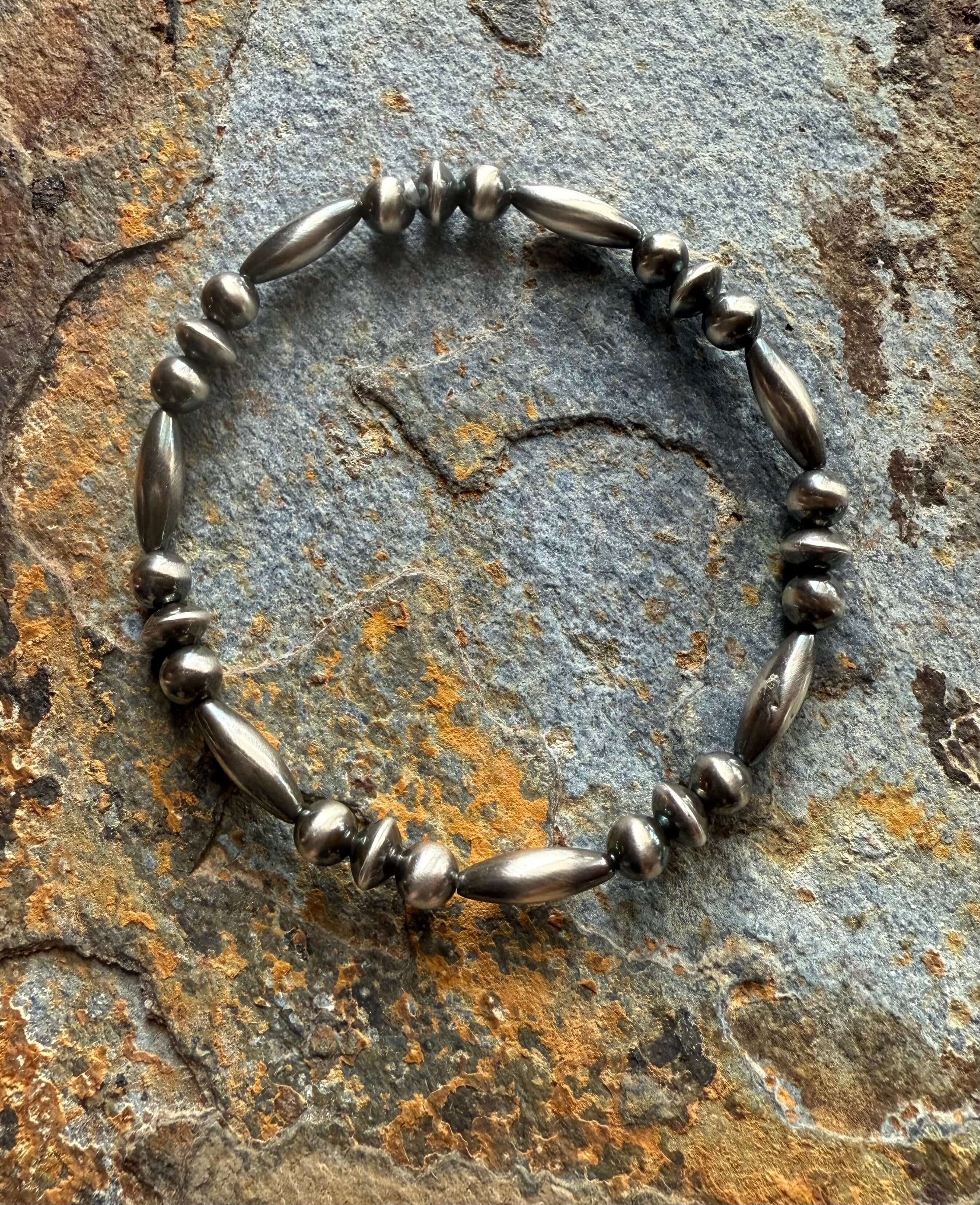 Wild Mountain Silver - Wholesale Beaded Bracelet - Sterling Silver Pearl Bracelet0
