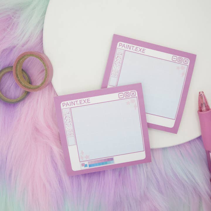 Paint.EXE Sticky Note Pad for wholesale by Glitchberry